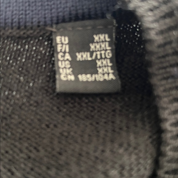 Mexx Metropolitan merino wool blend Black V-Neck Sweater size XXL - Picture 10 of 11